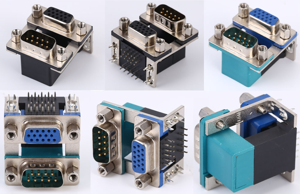 Yoda Double D-SUB+VGA 9 Pin Connector