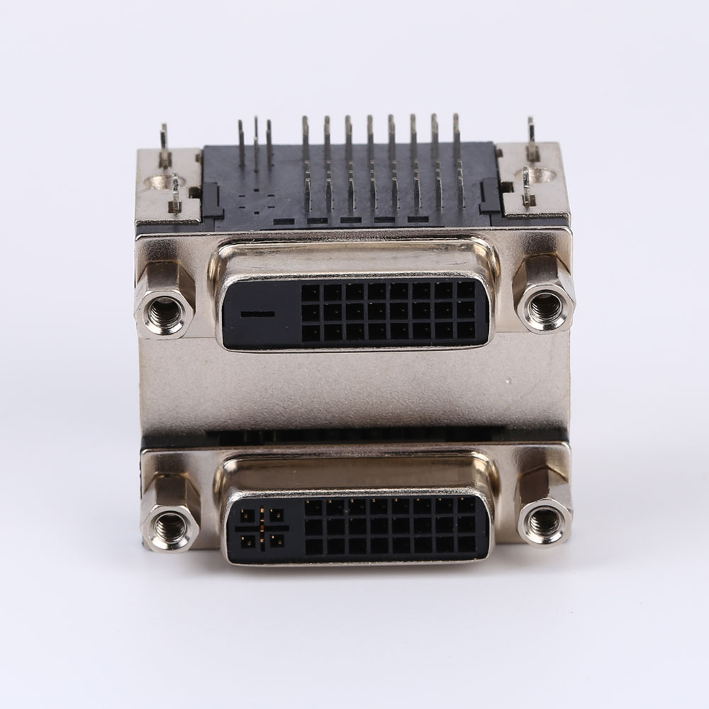 Double DVI 24+5 Pin Connector