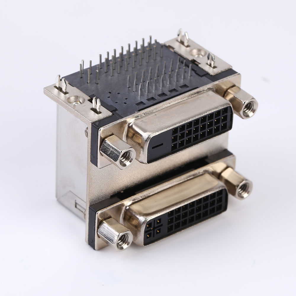 Double DVI 24+5 Pin Connector