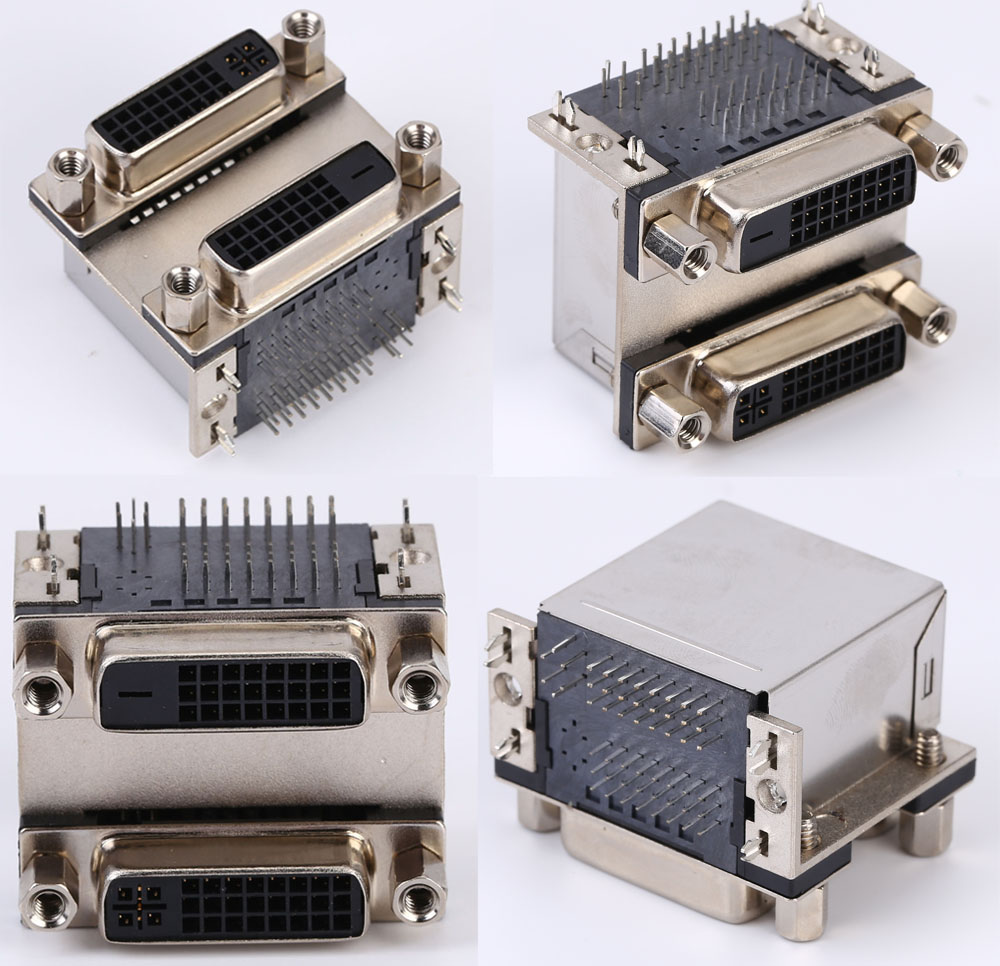 Yoda Double DVI 24+5 Pin Connector