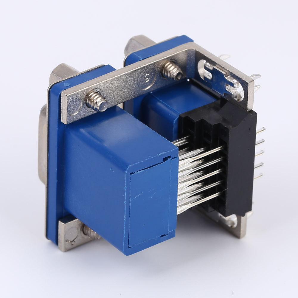 Dual-Port Double D-Sub Connector