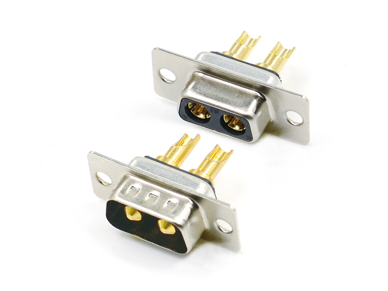 High Current D-SUB 2 Pin Connector